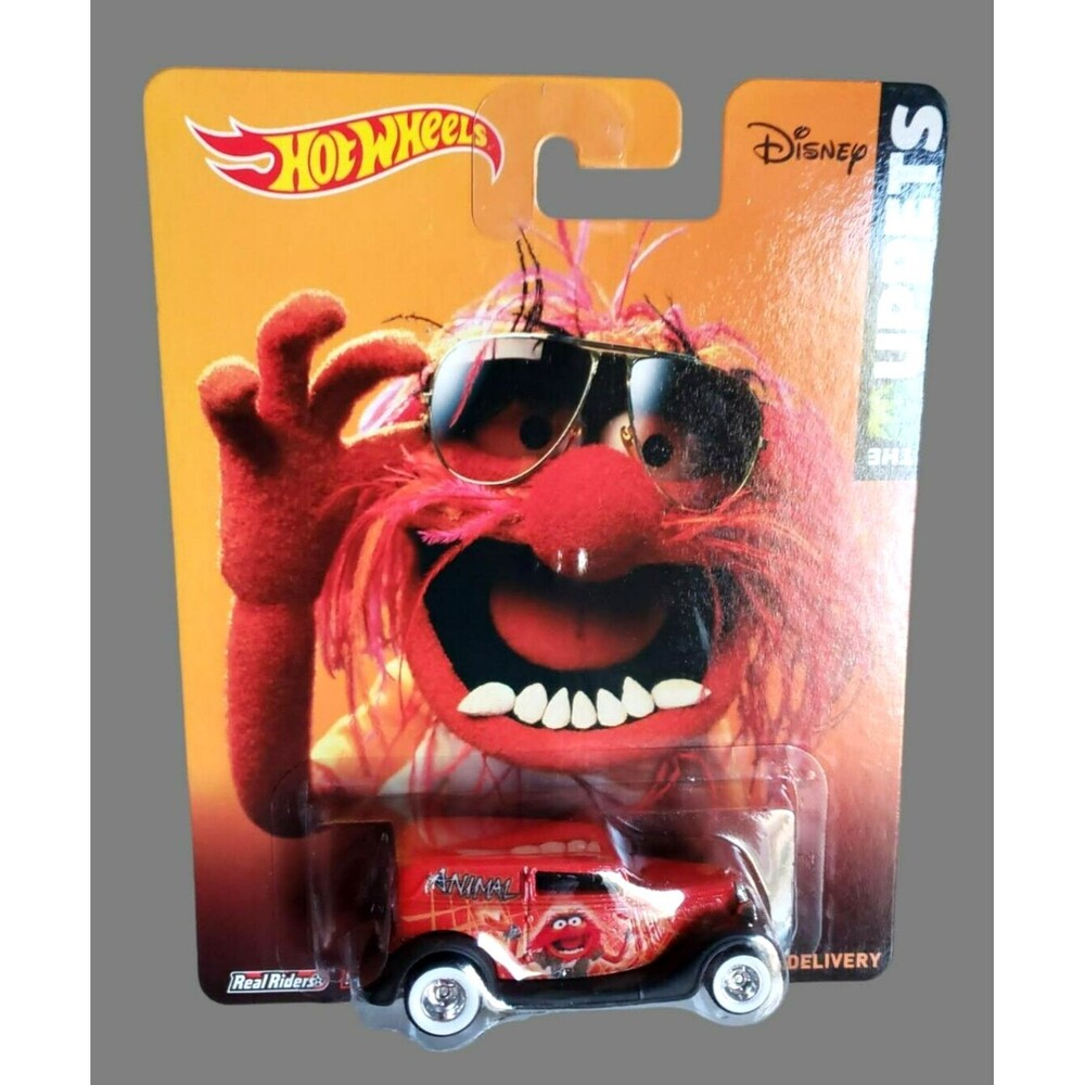 2014 Hot Wheels Pop Culture: The Muppets '34 FORD SEDAN DELIVERY Red/Black 1:64 - Picture 1 of 16